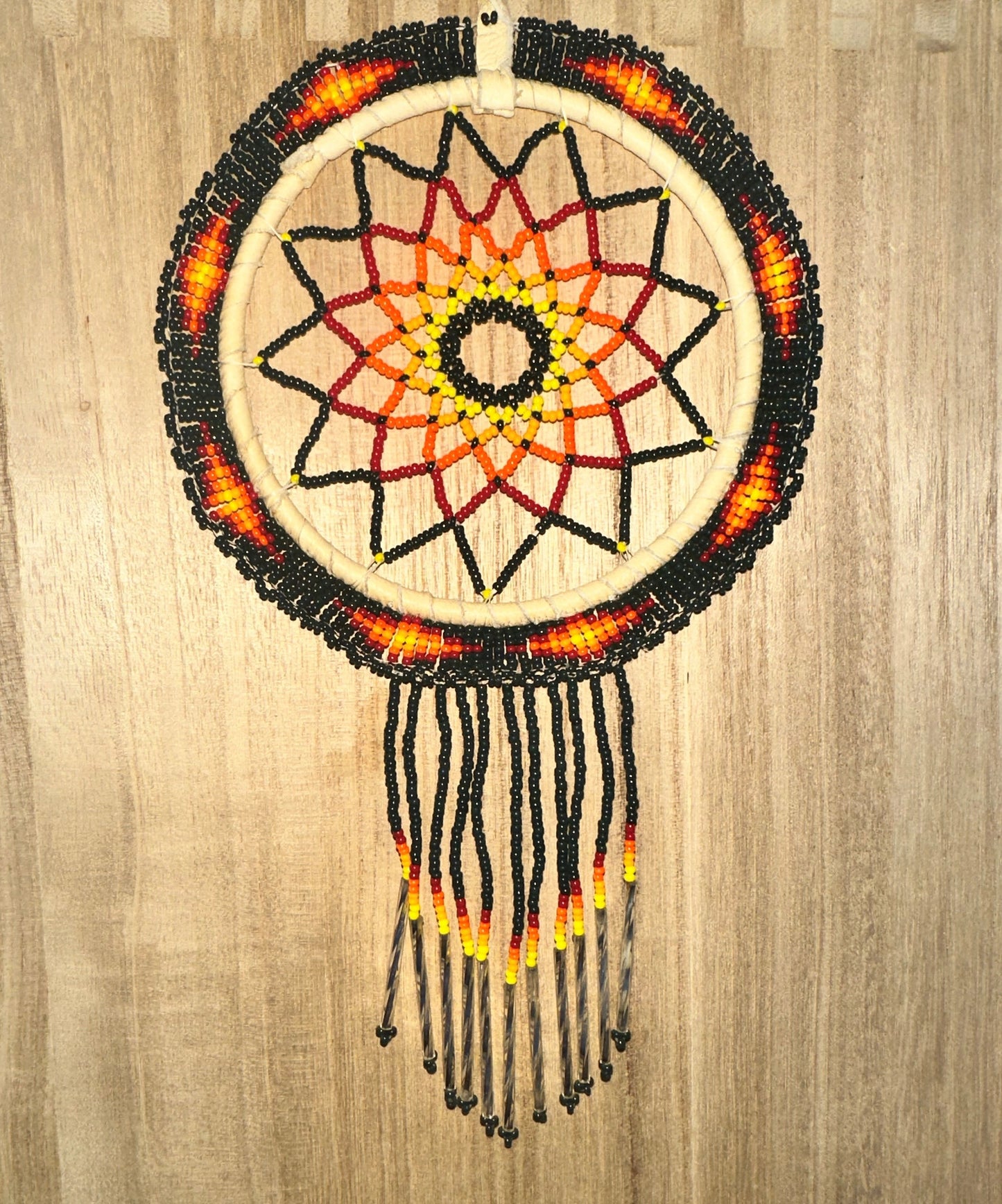 Beaded Dreamcatcher - Black