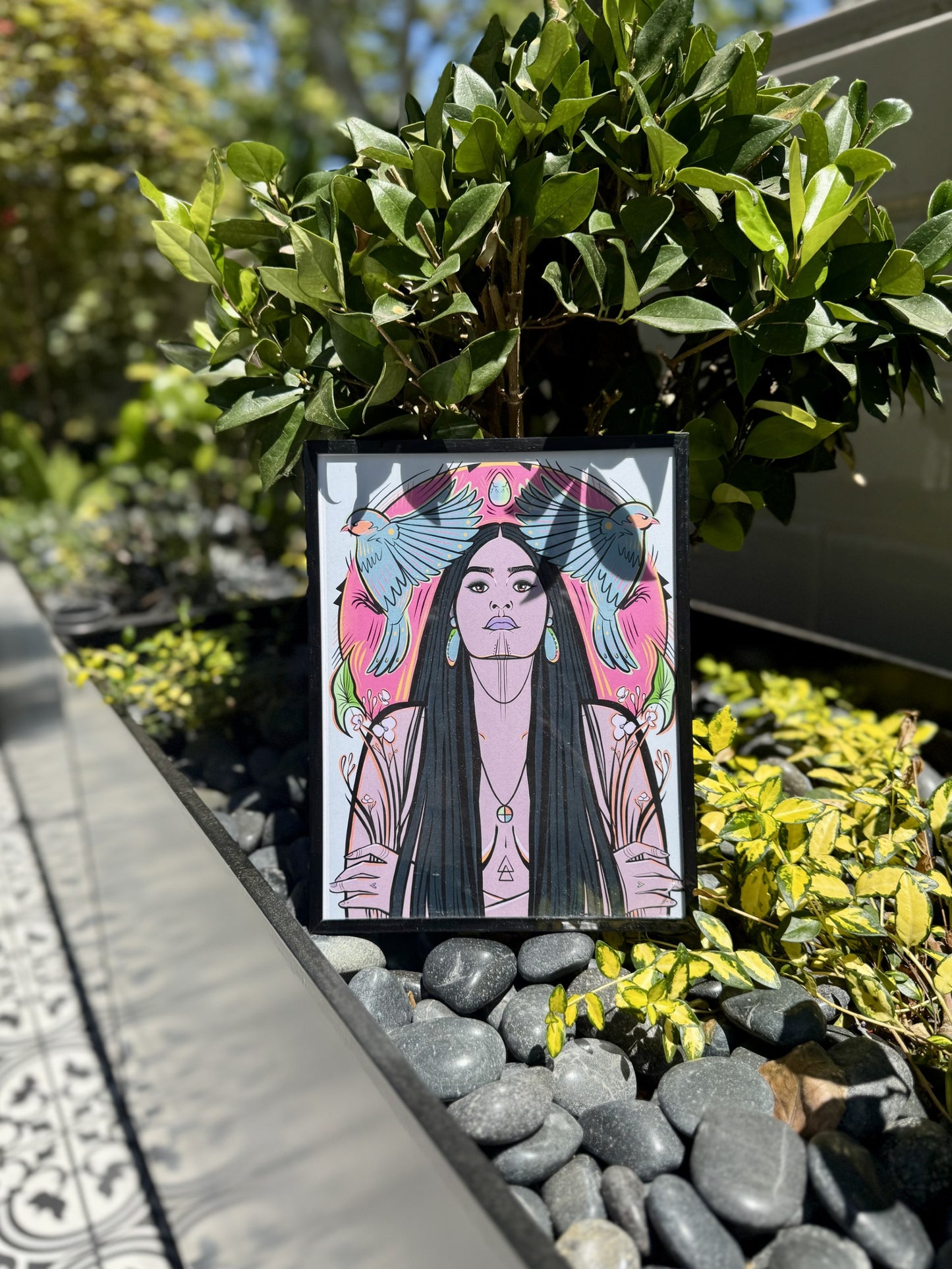 Stephanie Fogel - Digital Totem Illustration, Ancestral