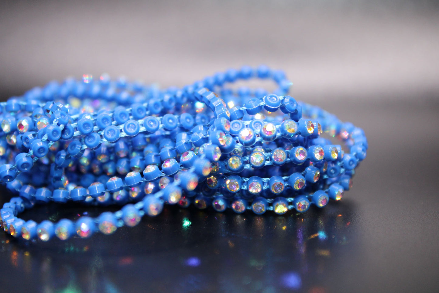 Plastic Banding w/ Gems for Beading