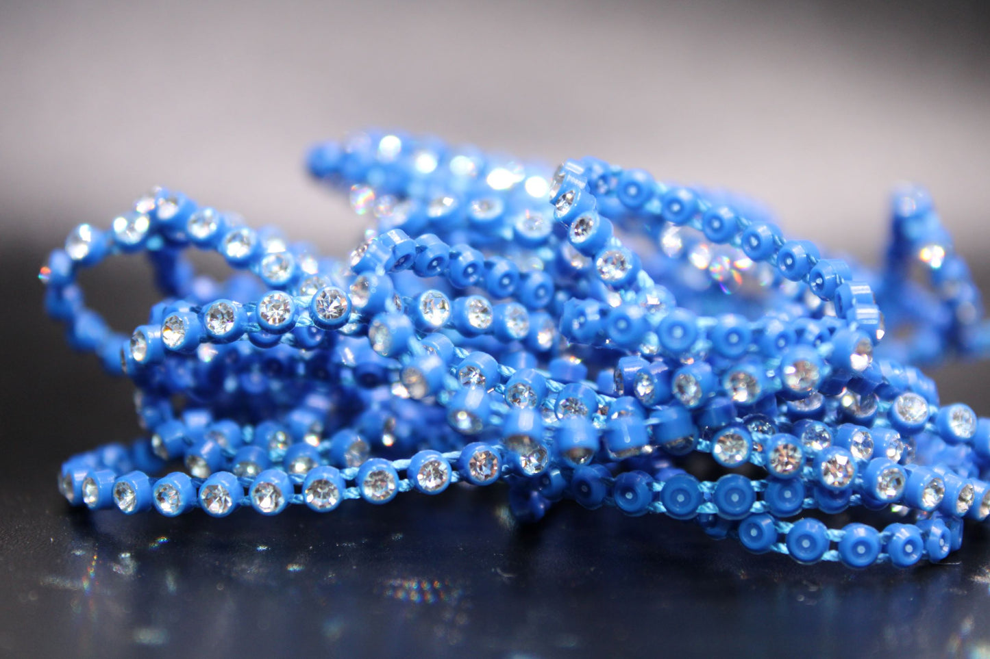 Plastic Banding w/ Gems for Beading