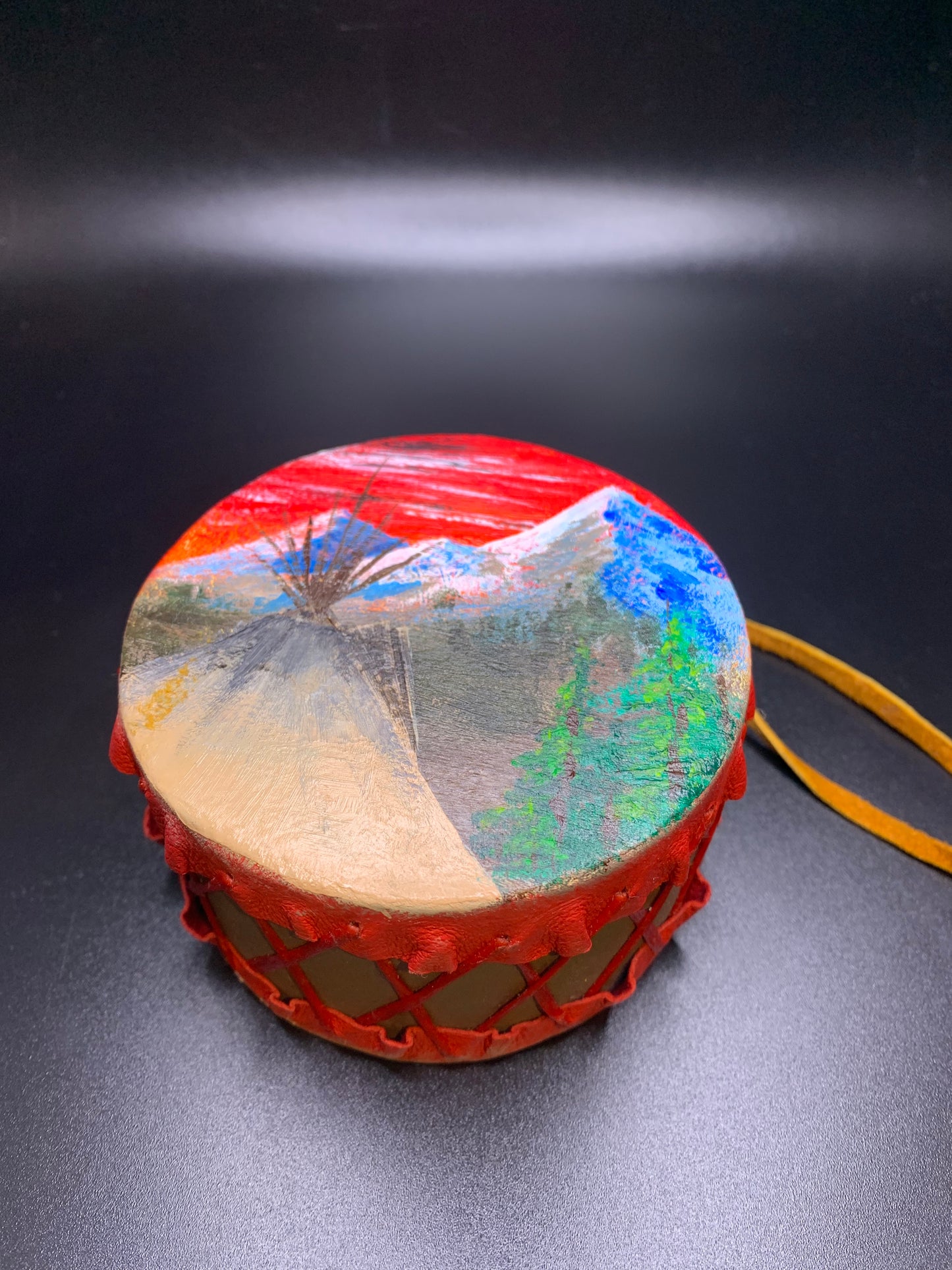 All Relations United - Small Hand Painted Drums