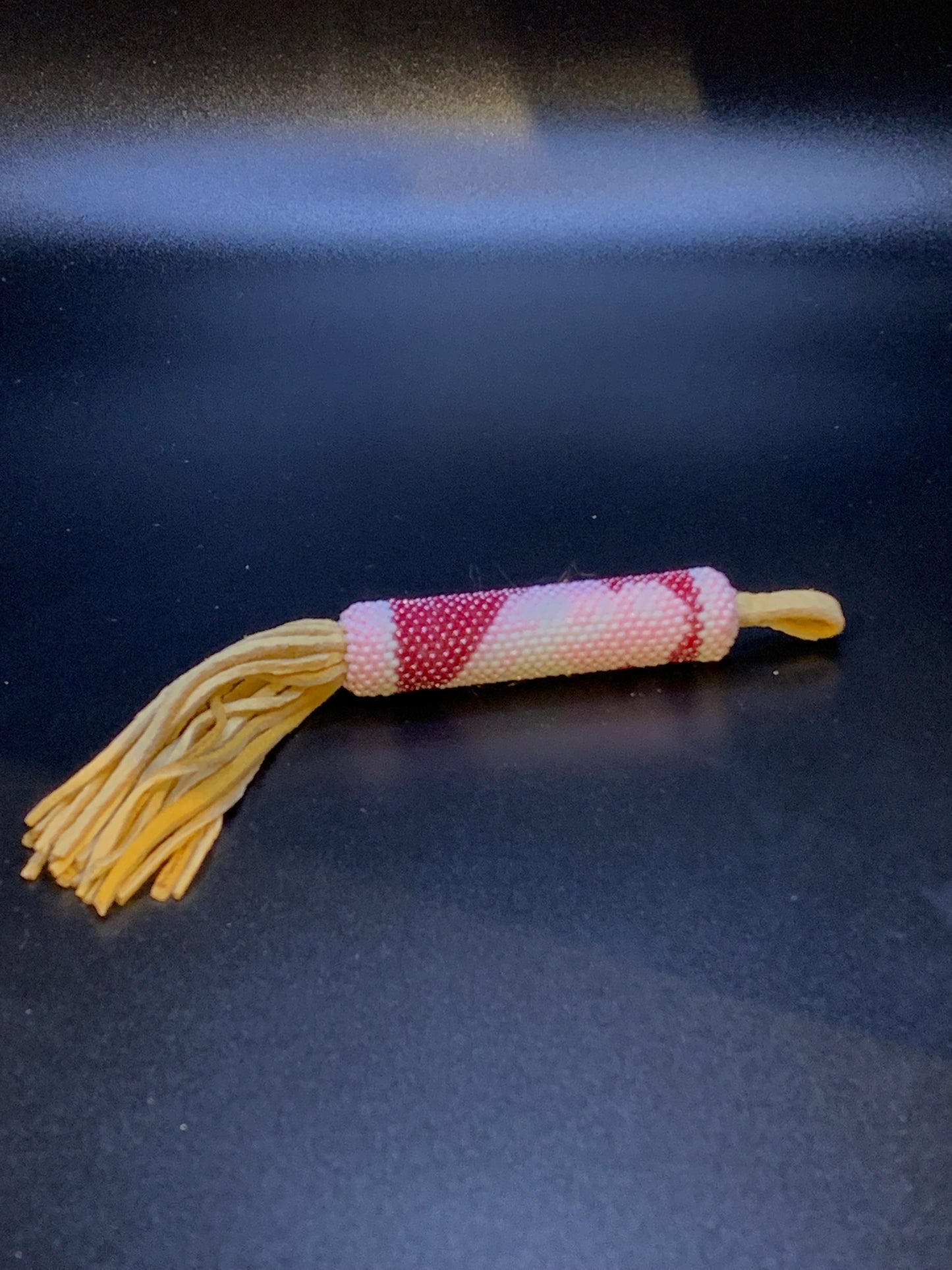 Robert Horse - Runner's Beaded Keychain - Intertribal Creatives by Running Strong for American Indian Youth