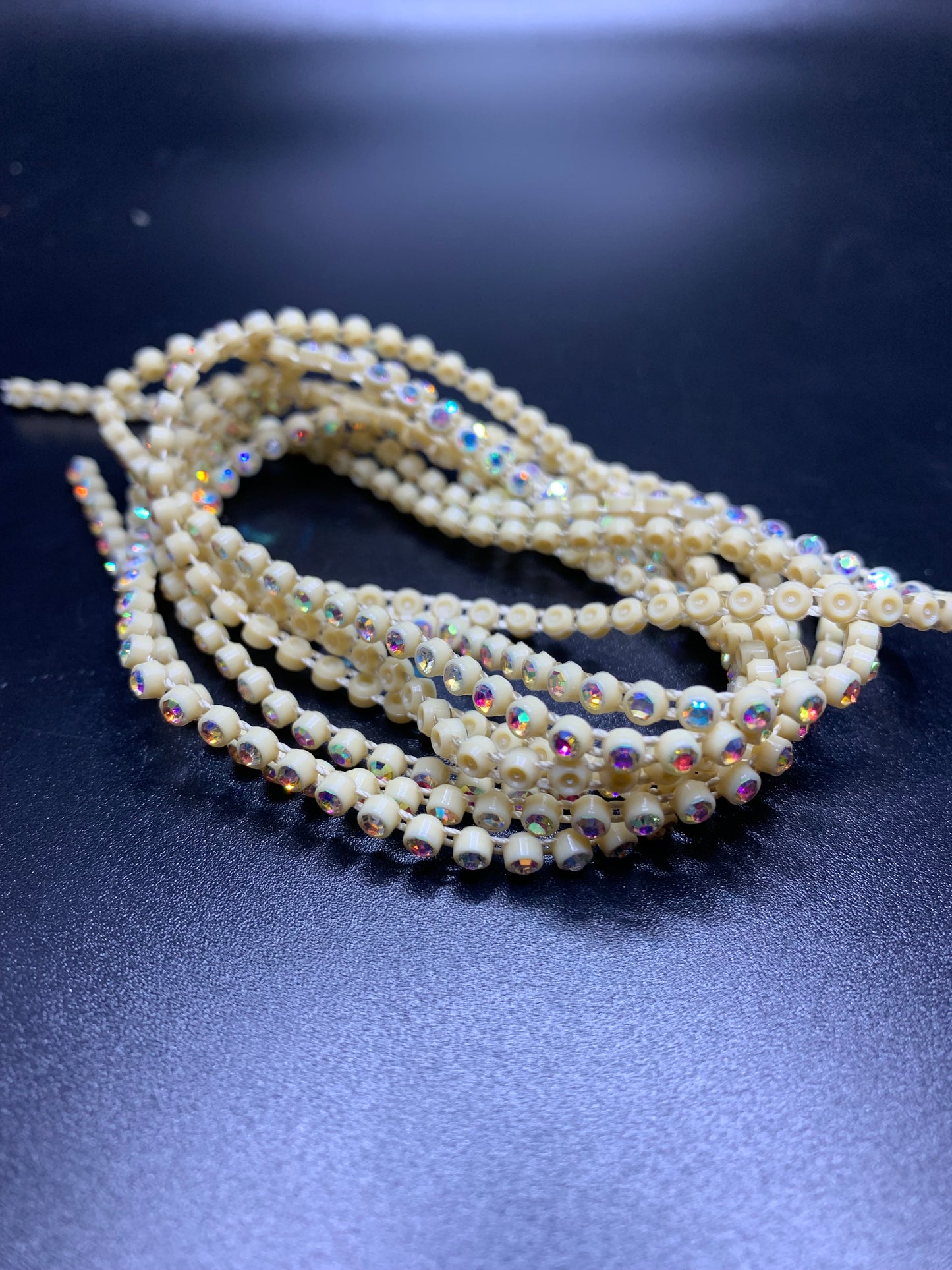 Plastic Banding w/ Gems for Beading