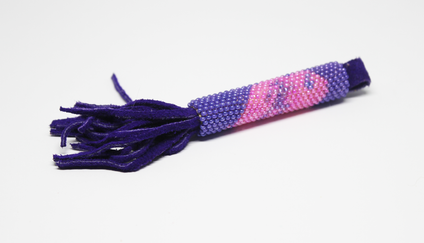 Robert Horse - Runner's Beaded Keychain - Intertribal Creatives by Running Strong for American Indian Youth