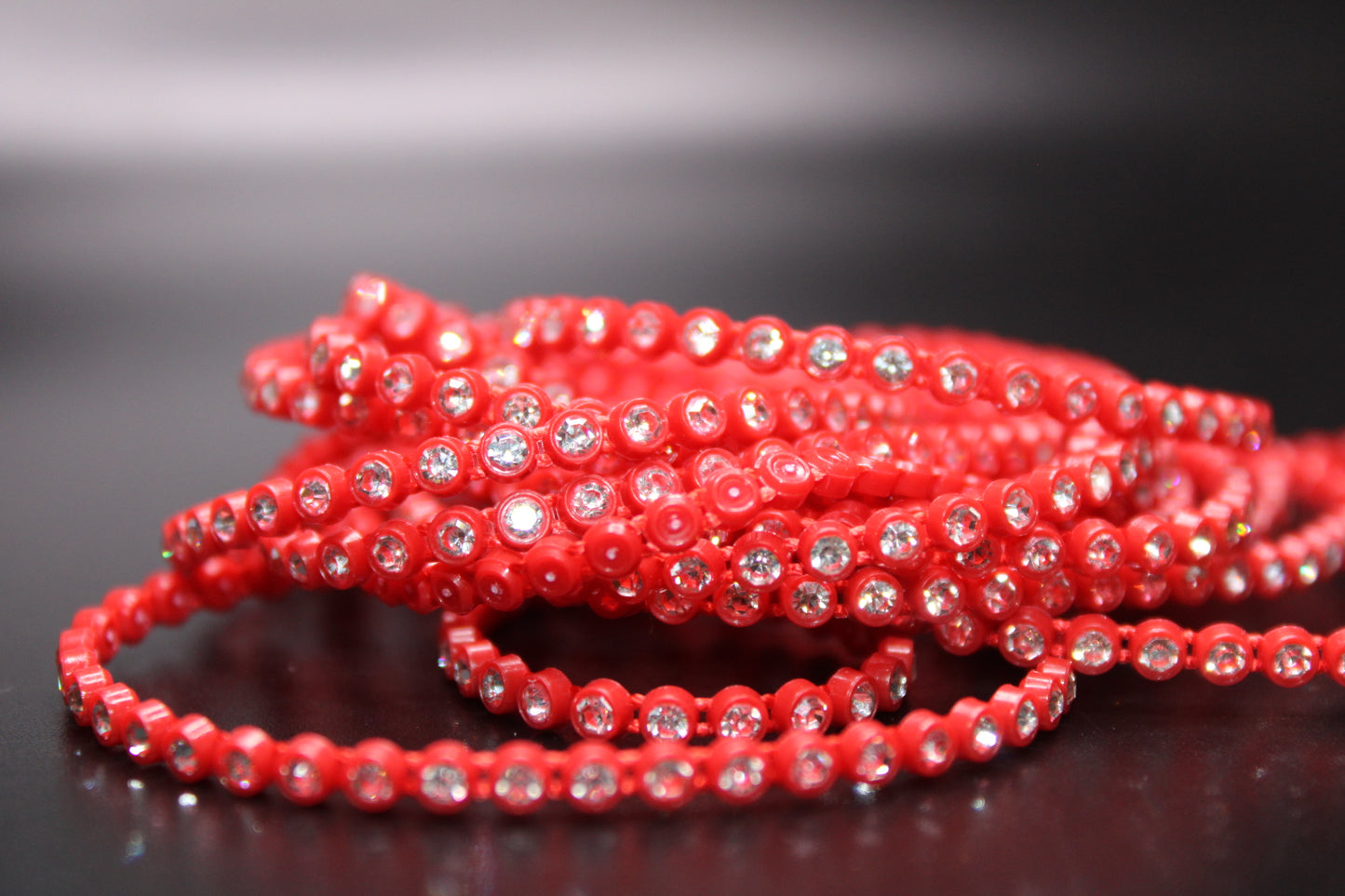 Plastic Banding w/ Gems for Beading