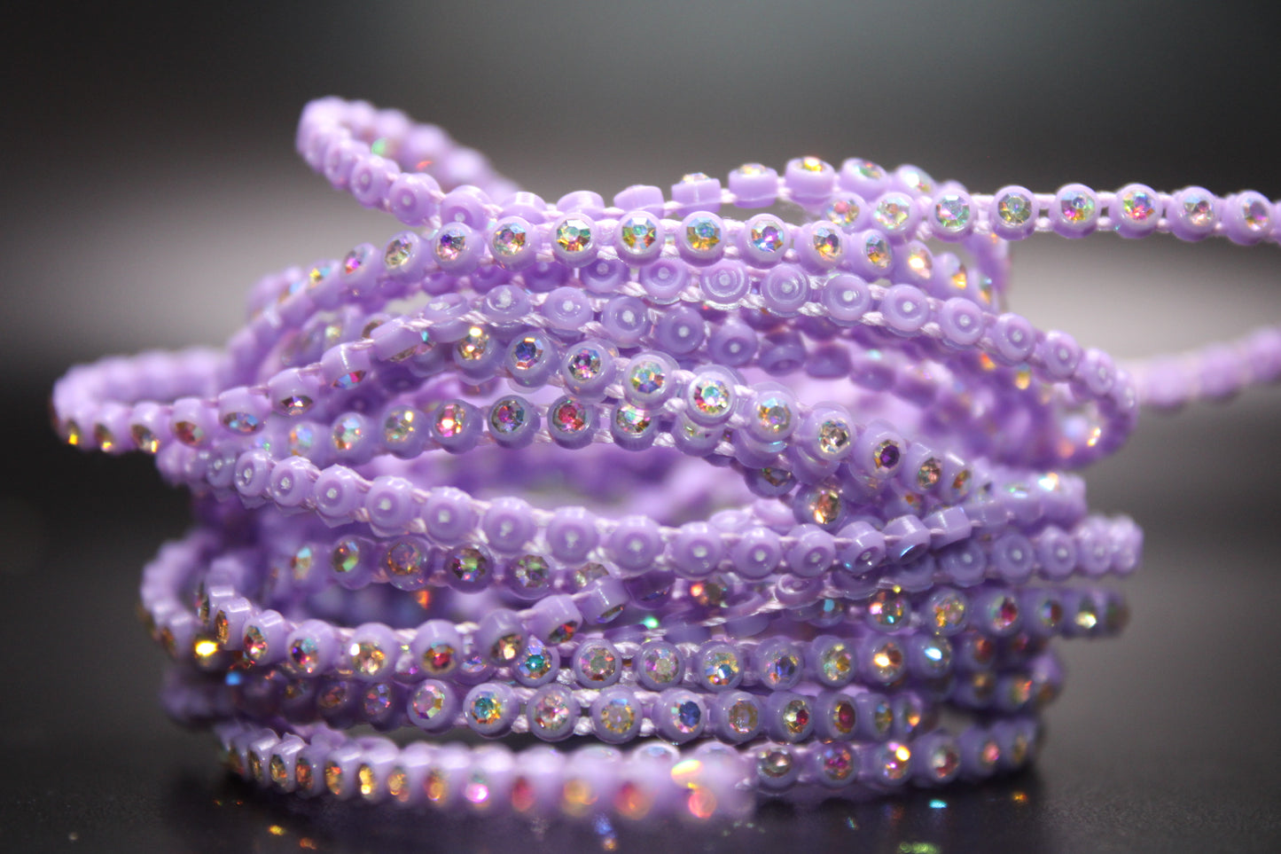 Plastic Banding w/ Gems for Beading