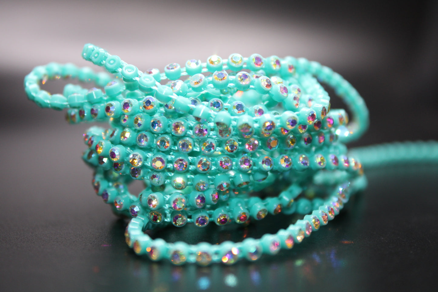 Plastic Banding w/ Gems for Beading