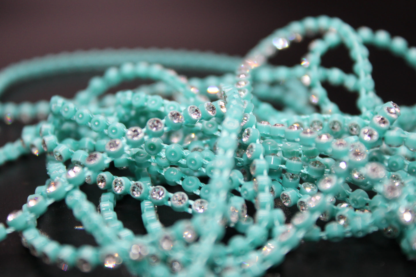 Plastic Banding w/ Gems for Beading