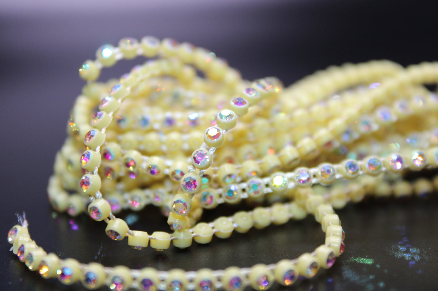 Plastic Banding w/ Gems for Beading