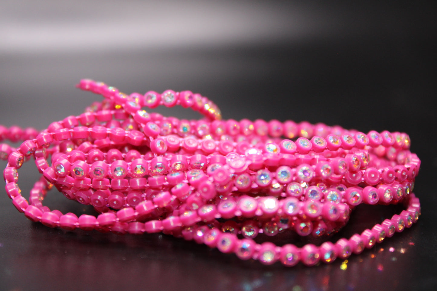 Plastic Banding w/ Gems for Beading