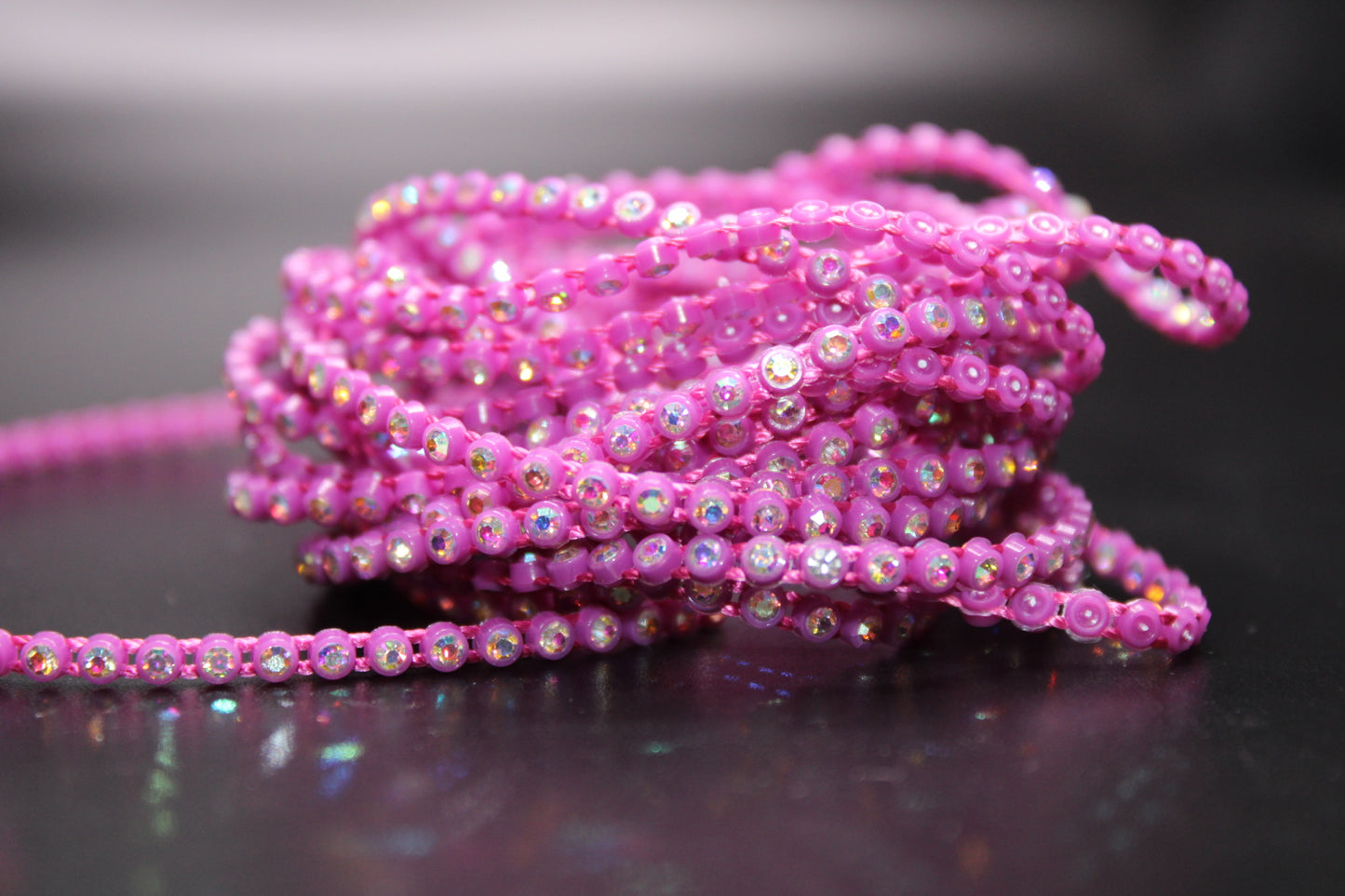 Plastic Banding w/ Gems for Beading