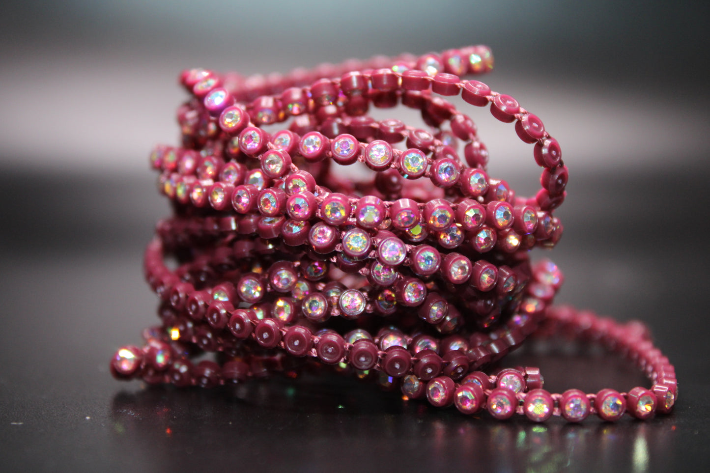 Plastic Banding w/ Gems for Beading