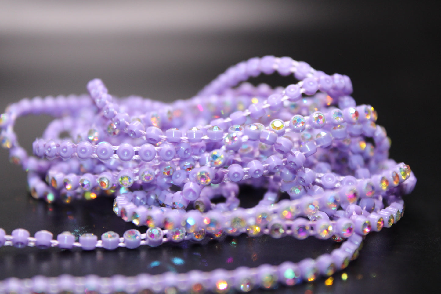 Plastic Banding w/ Gems for Beading