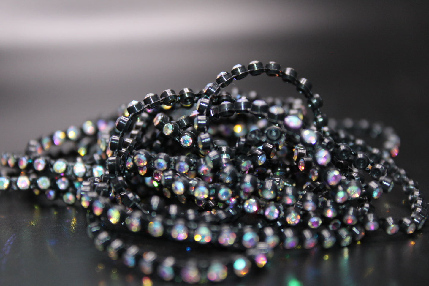 Plastic Banding w/ Gems for Beading