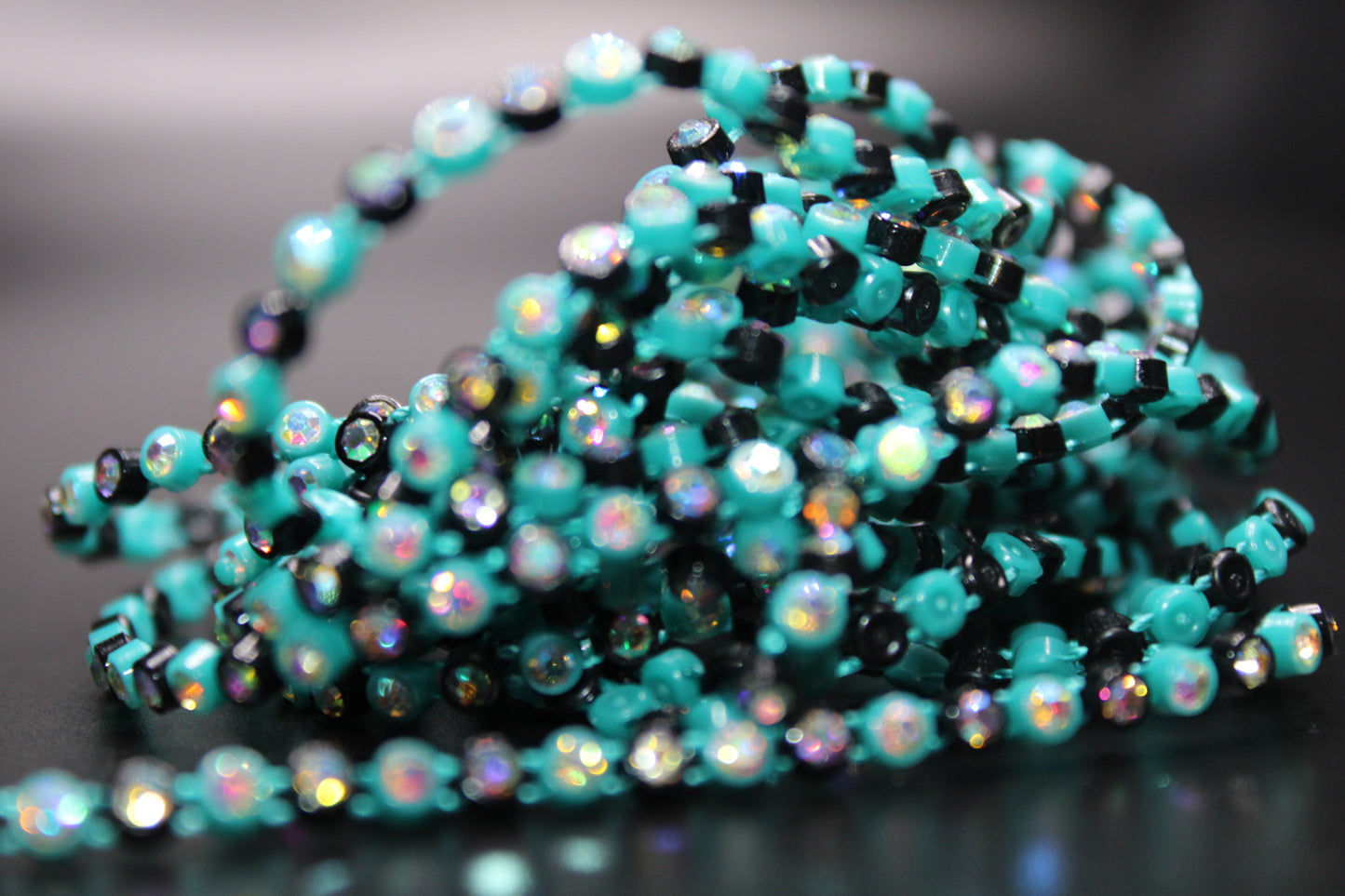 Plastic Banding w/ Gems for Beading