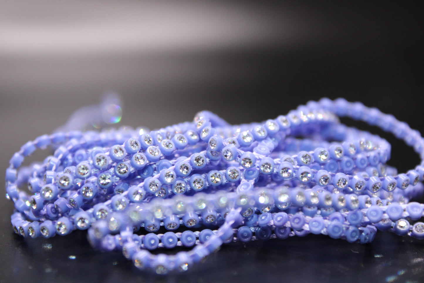 Plastic Banding w/ Gems for Beading