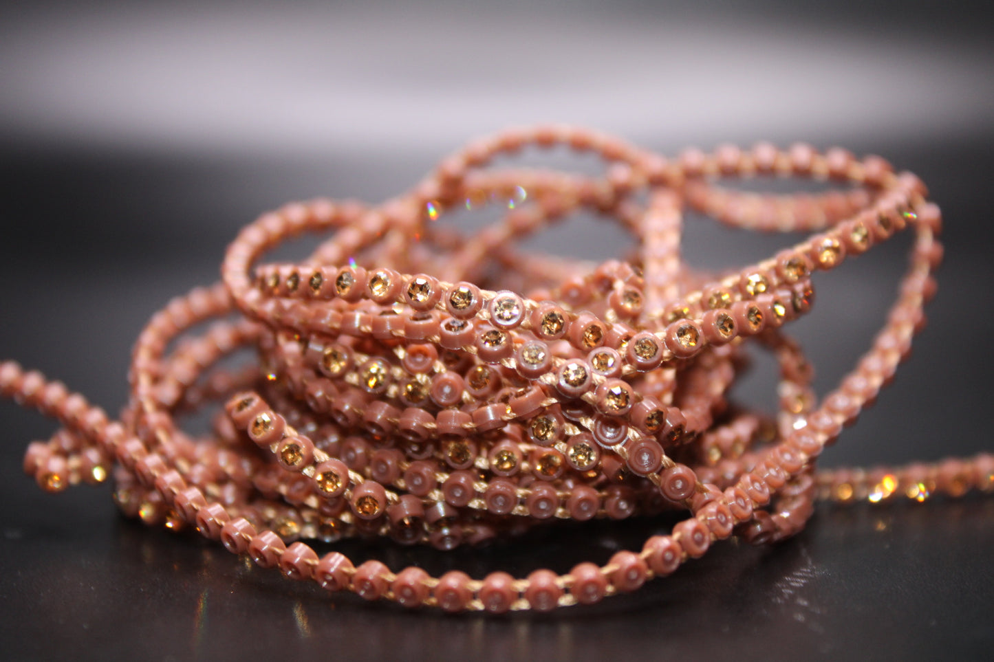 Plastic Banding w/ Gems for Beading