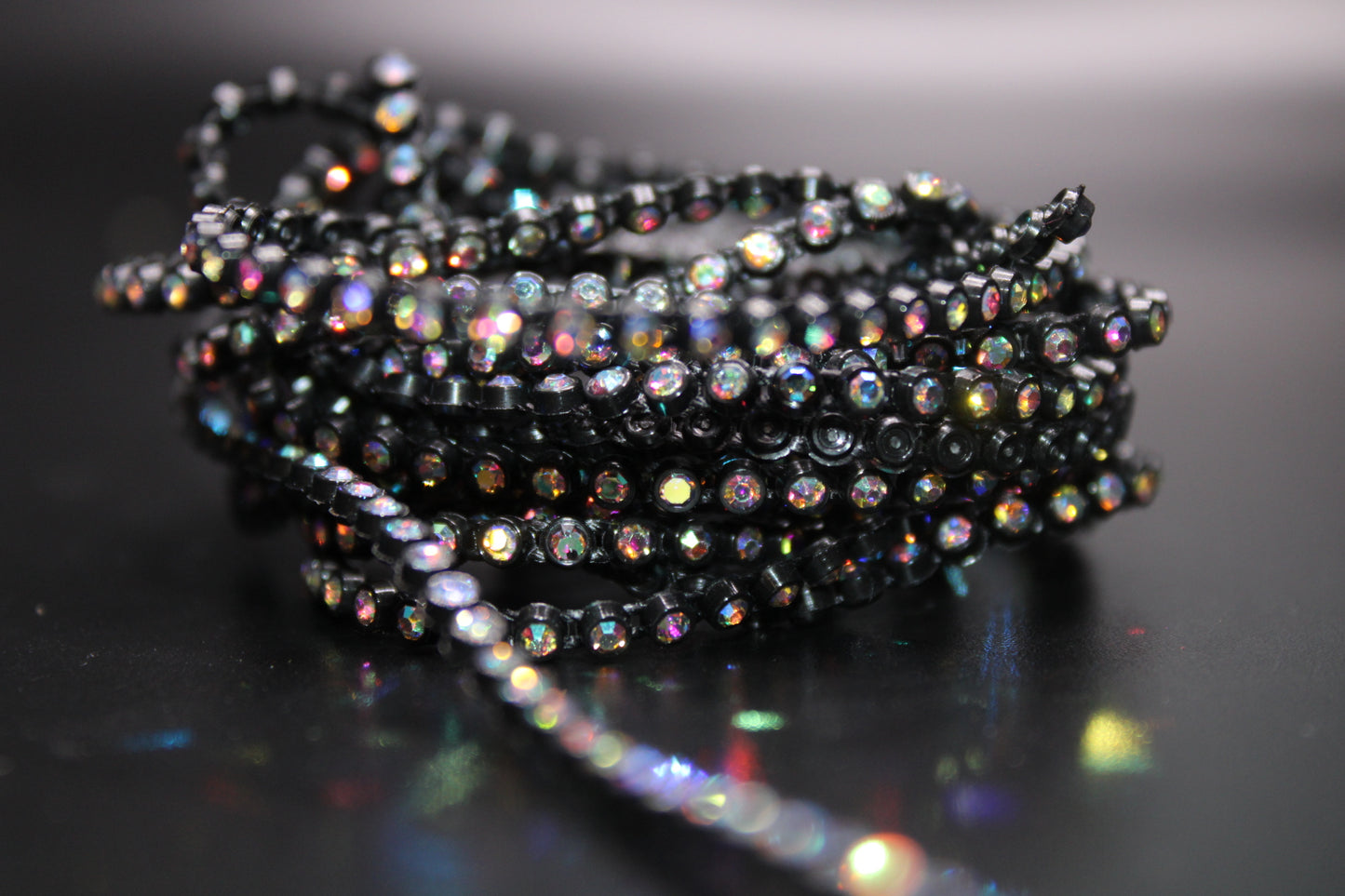 Plastic Banding w/ Gems for Beading