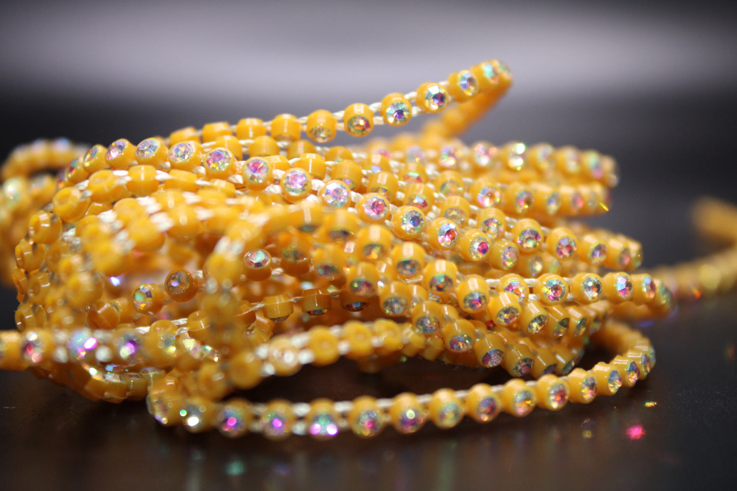 Plastic Banding w/ Gems for Beading