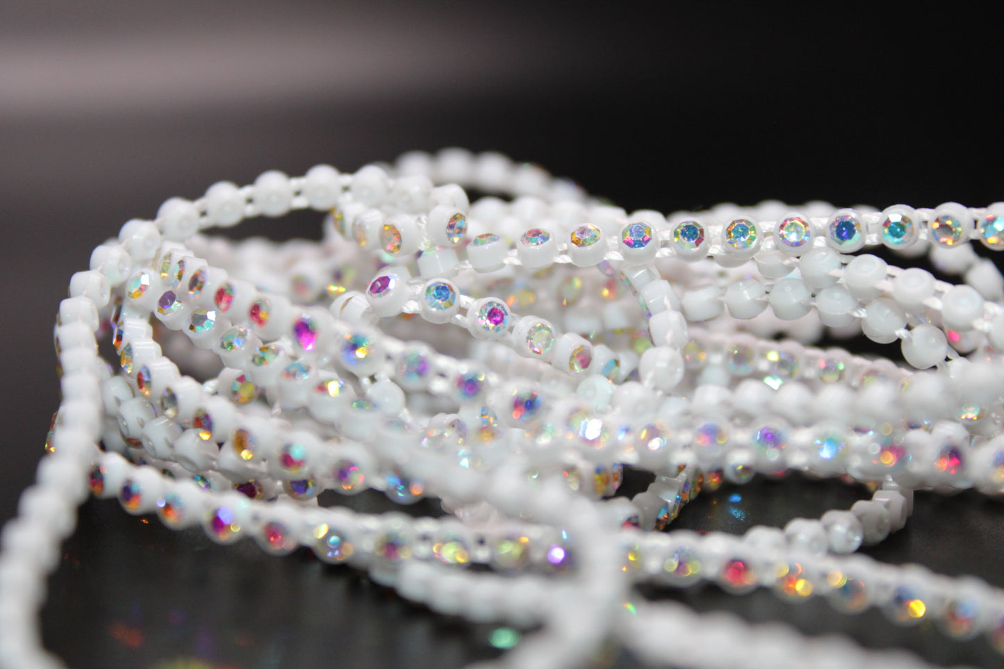 Plastic Banding w/ Gems for Beading