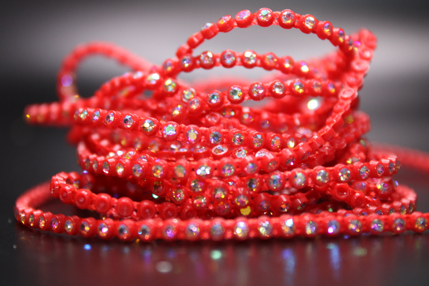 Plastic Banding w/ Gems for Beading