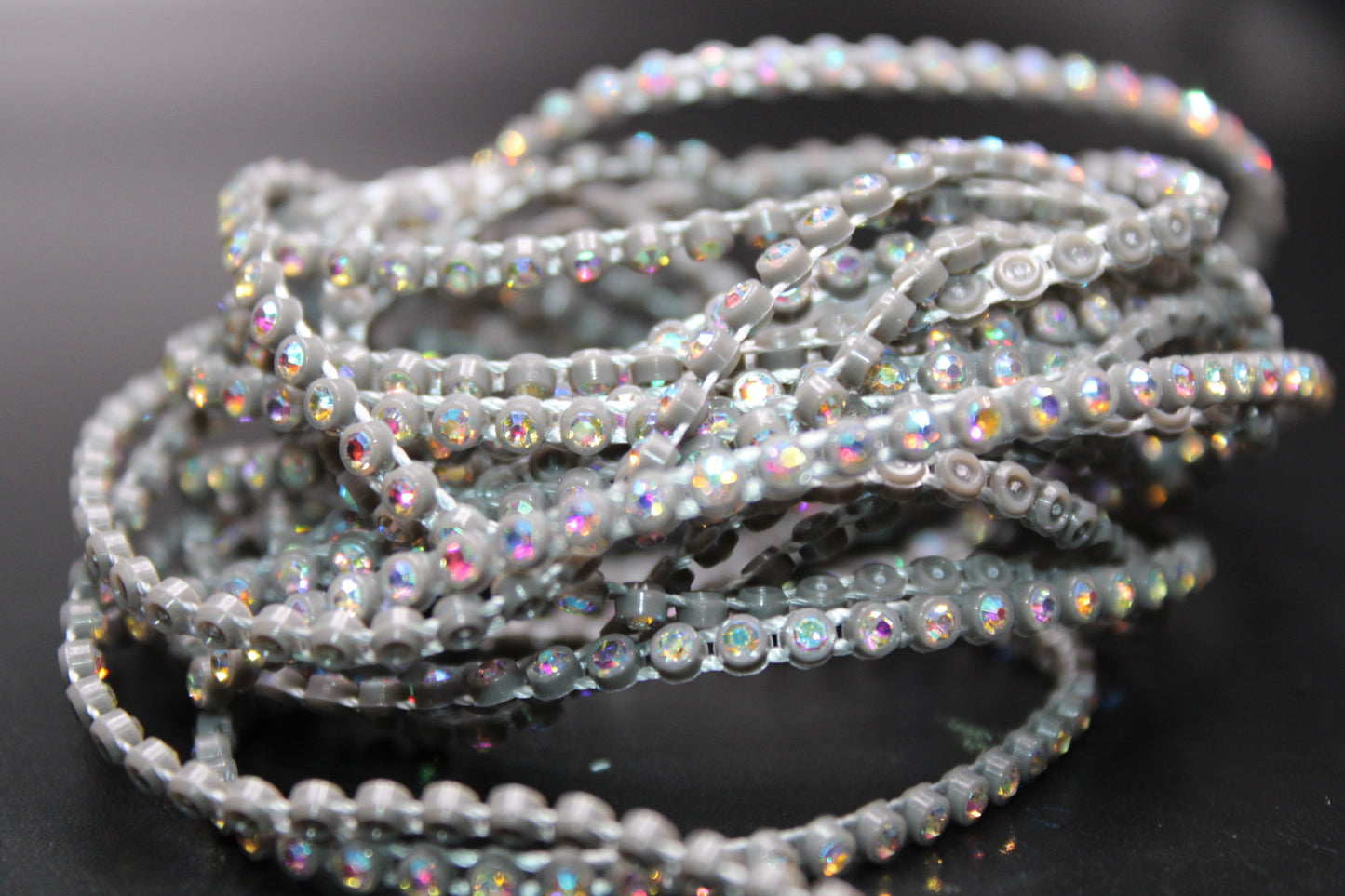 Plastic Banding w/ Gems for Beading