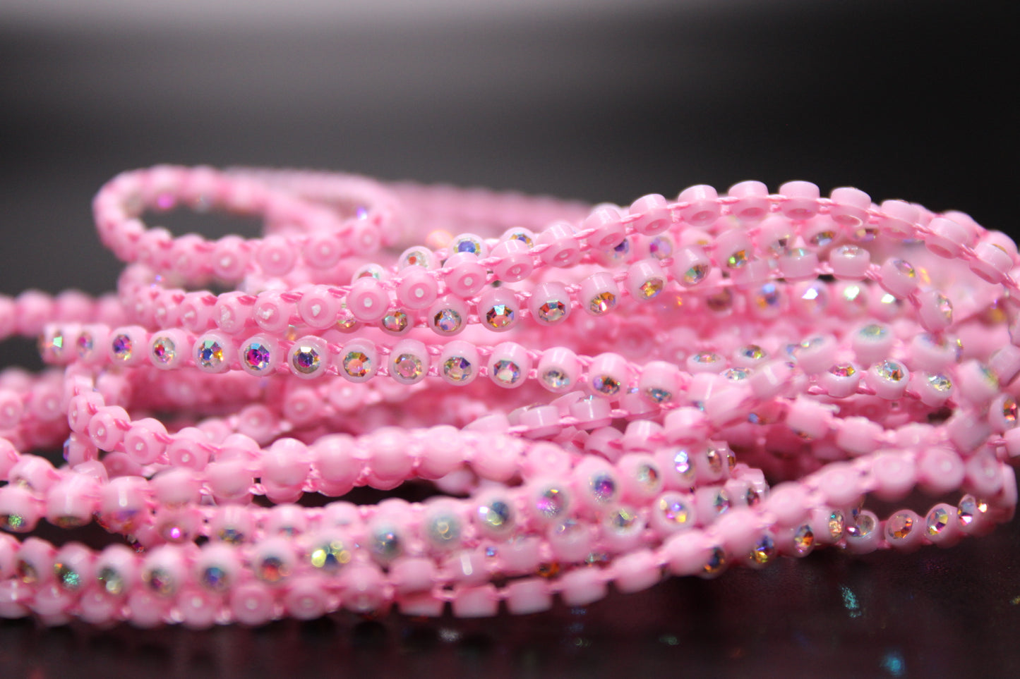 Plastic Banding w/ Gems for Beading