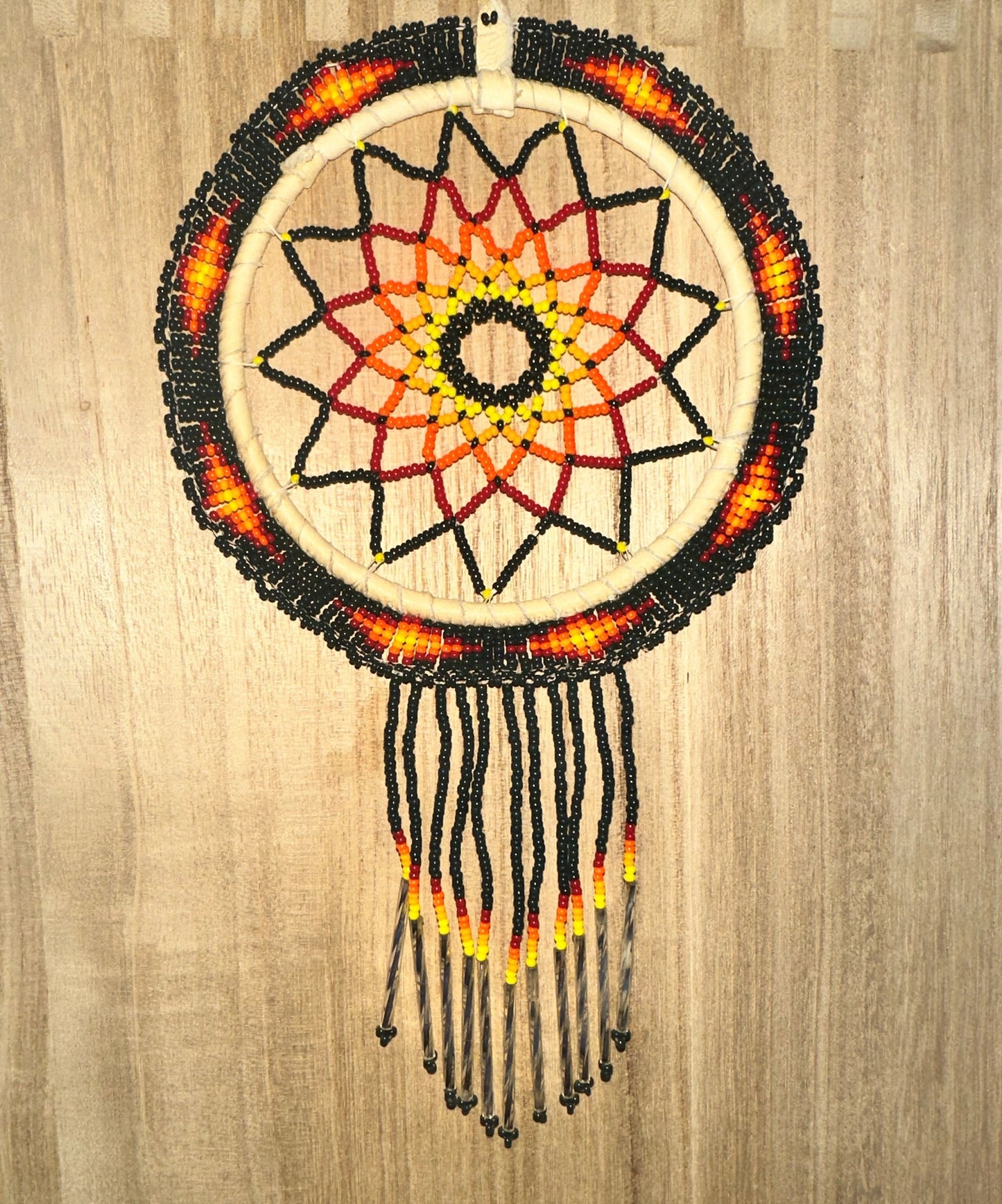 Beaded Dreamcatcher - Black