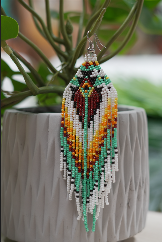 Beaded Earrings - Multicolored