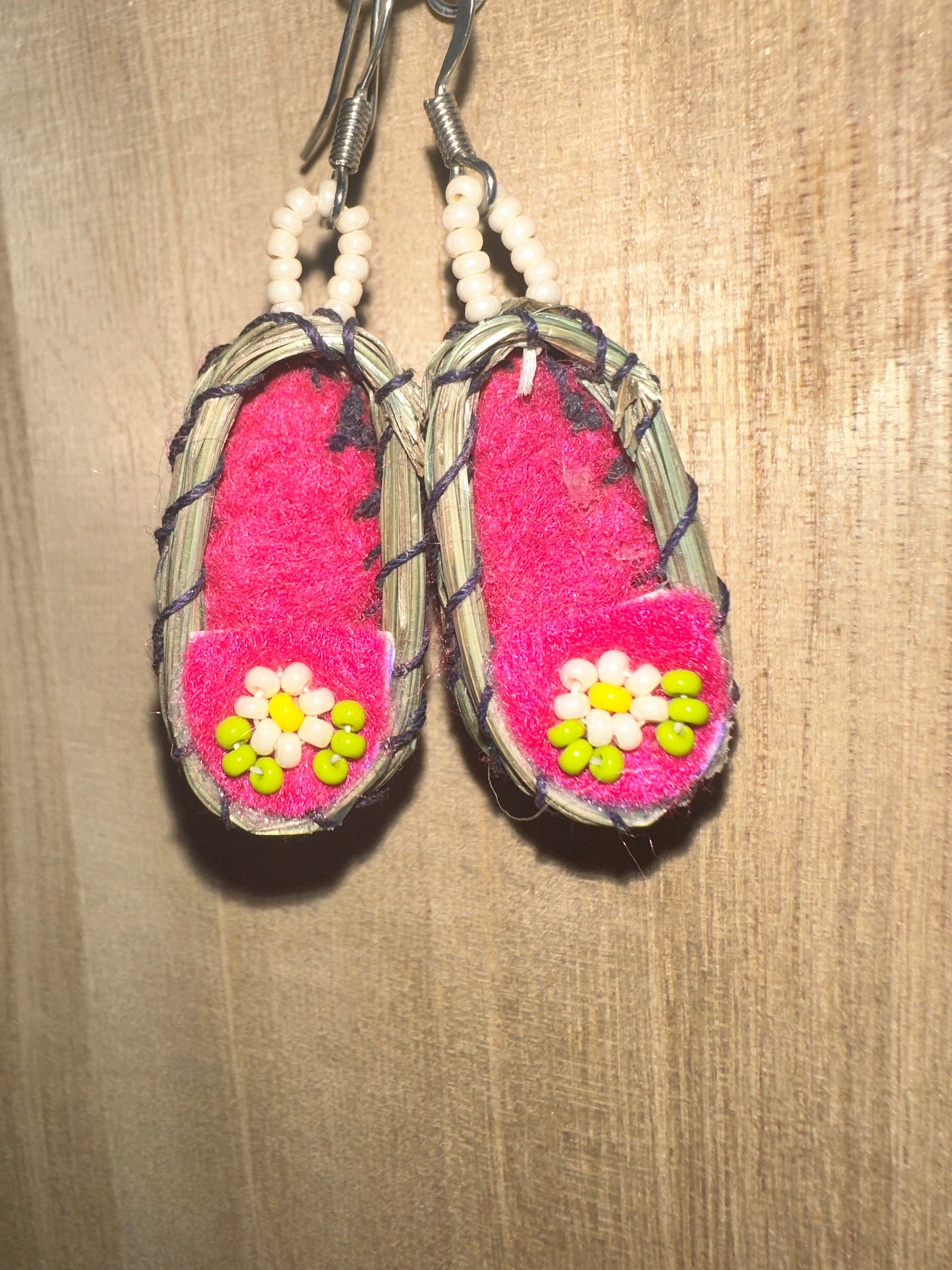 Earrings - Woven Slippers