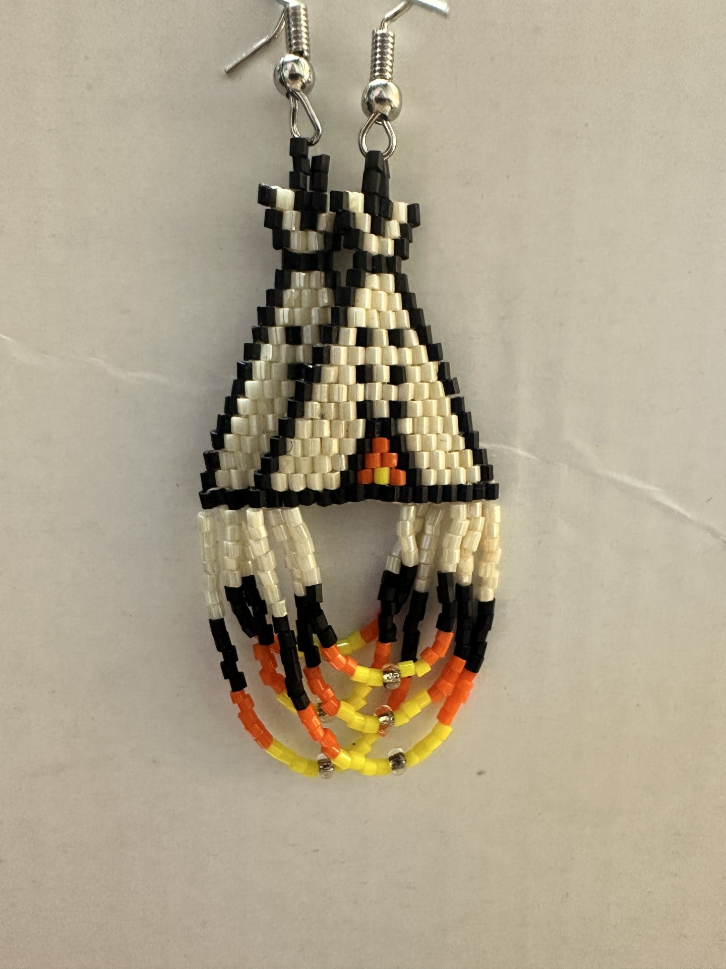 Beaded Earrings - Tipi