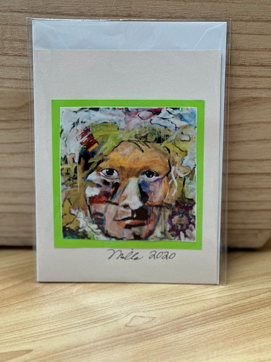 Patricia Mills - Kalispel Man Notecard