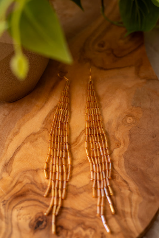 Earrings- "Harvest Moon"- Mariah Smith