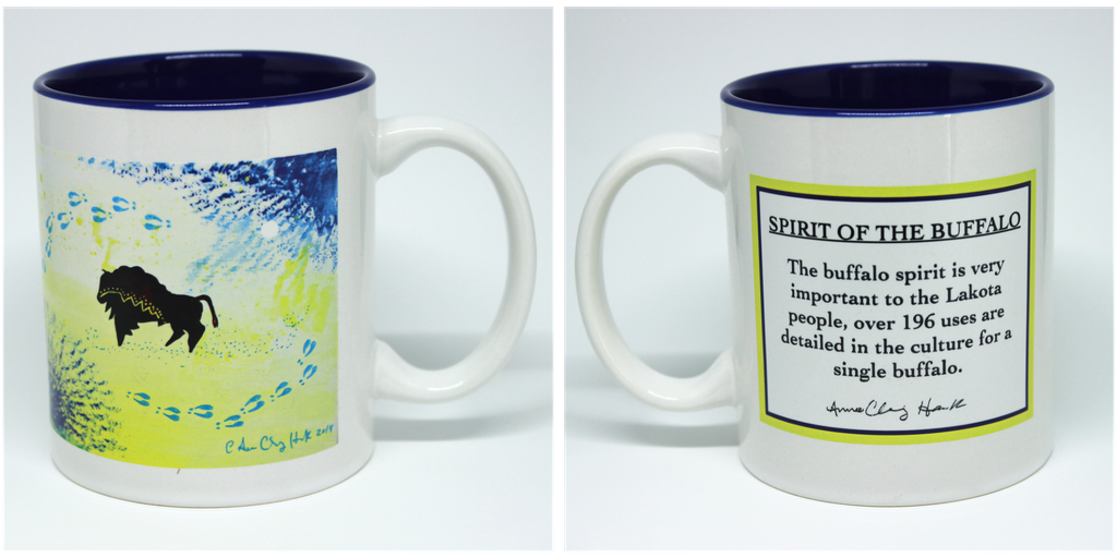 Annie Chasing Hawk - Spirit of The Buffalo Mug - Intertribal Creatives by Running Strong for American Indian Youth