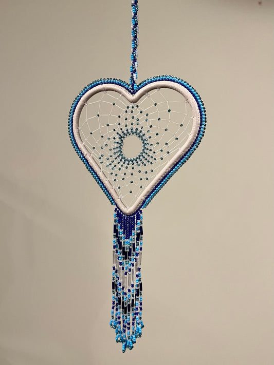 Beaded Heart Dreamcatcher- All Relations United