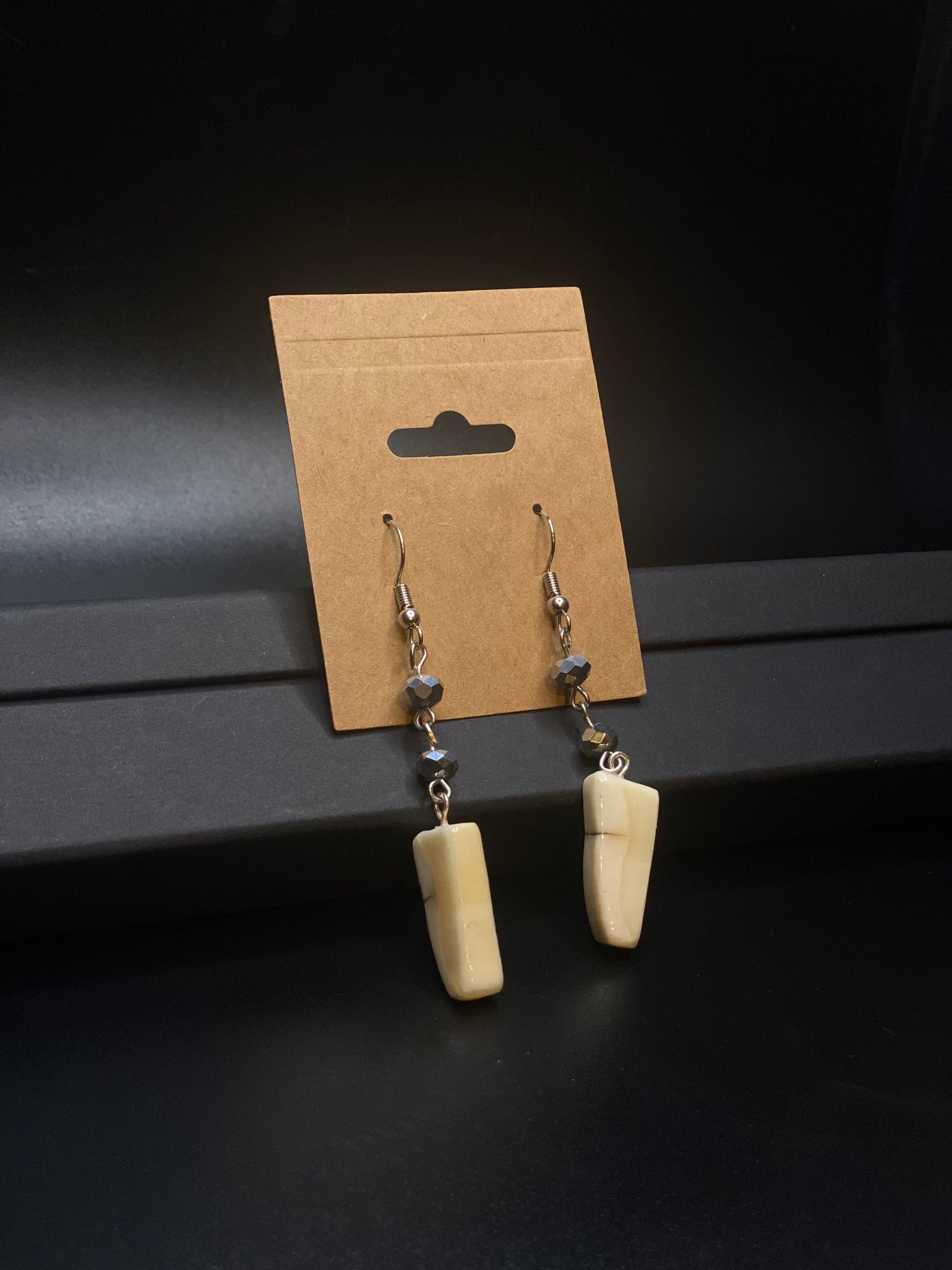 Aeshia Upton - Ivory Dangle Earrings